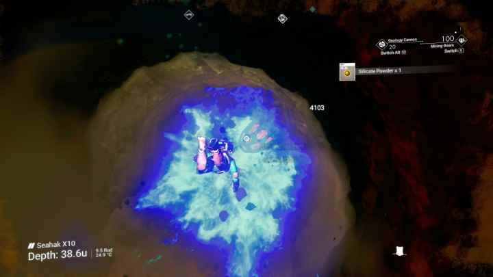 No Man's Sky bir krateri patlatıyor