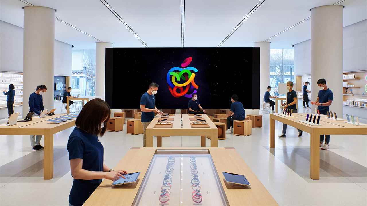 Eylül 2021'de açılan Changsha'daki Apple Store