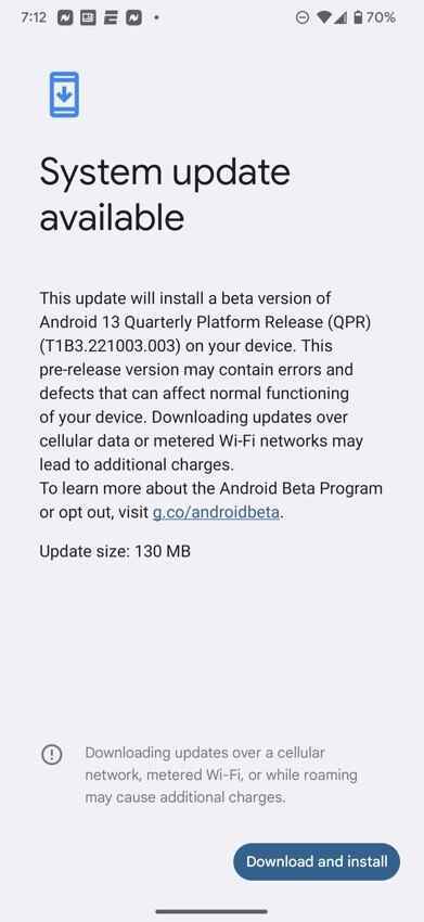 Google, Android 13 QPR1 beta 3'ü yayınladı - Google, Pixel 4a'dan Pixel 7 hattına kadar Android 13 QPR1 beta 3'ü yayınladı