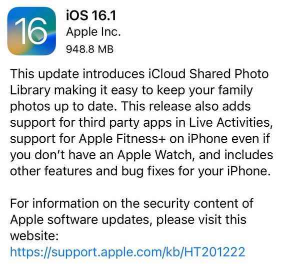 İOS 16.1'i iPhone'unuza en kısa sürede yüklemelisiniz - Güvenlik nedeniyle, iPhone kullanıcıları en kısa sürede iOS 16.1'i yüklemelidir
