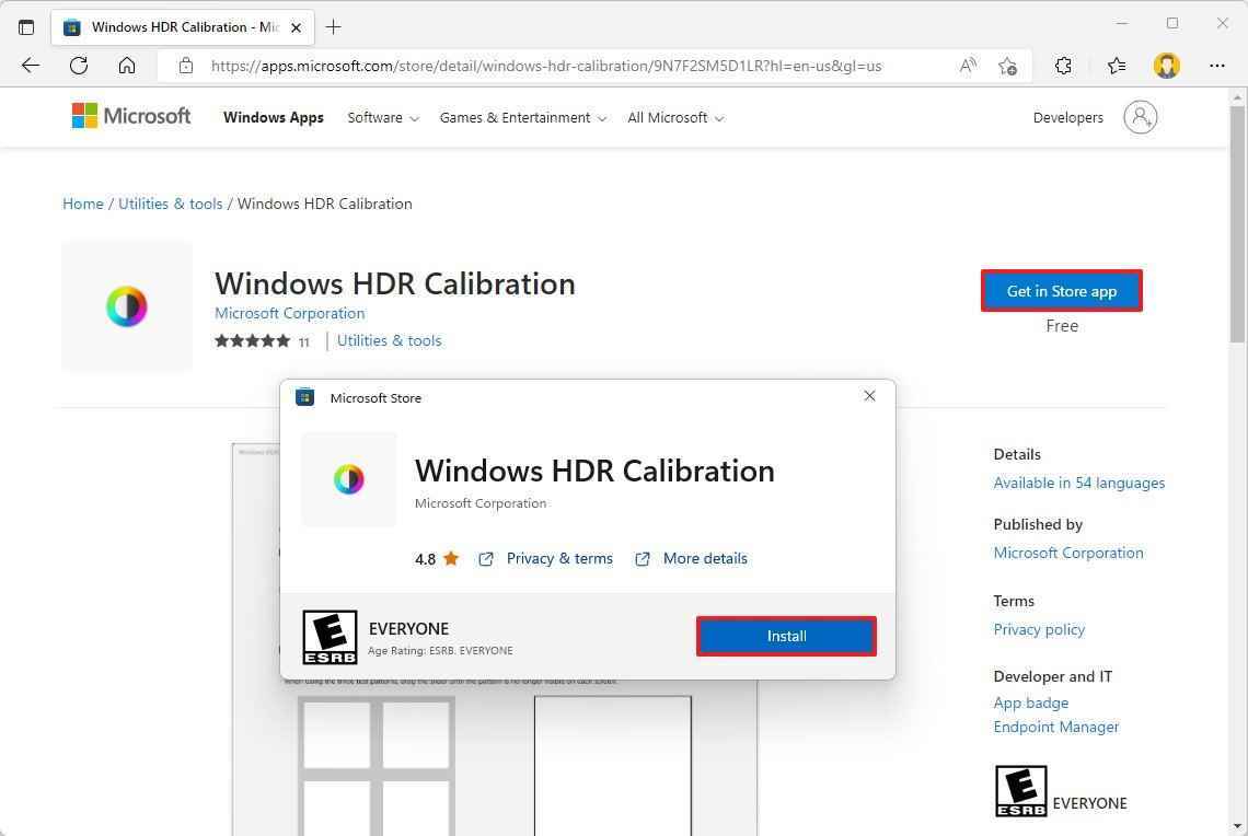 Windows HDR Kalibrasyonu