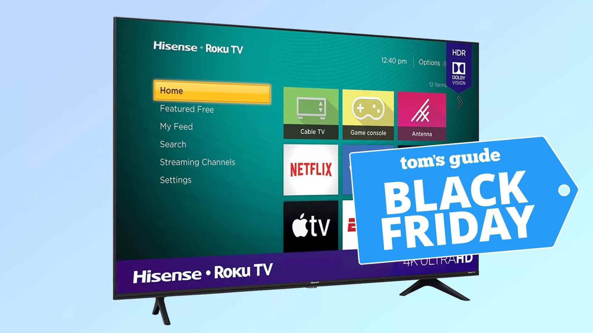 Tom's Guide anlaşma etiketiyle Hisense 4K TV