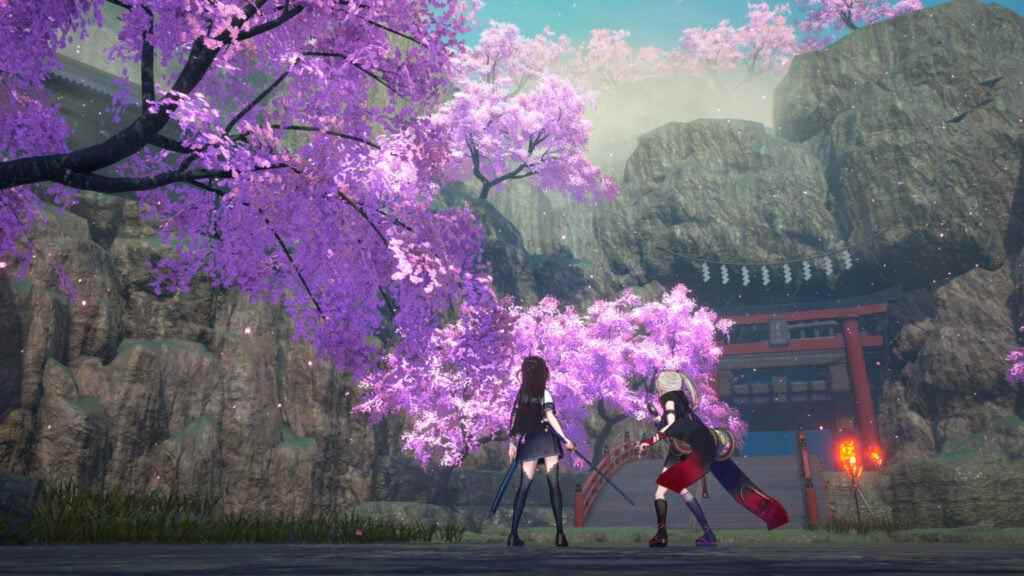 İki karakter içeren Samurai Maiden Ekran Görüntüsü