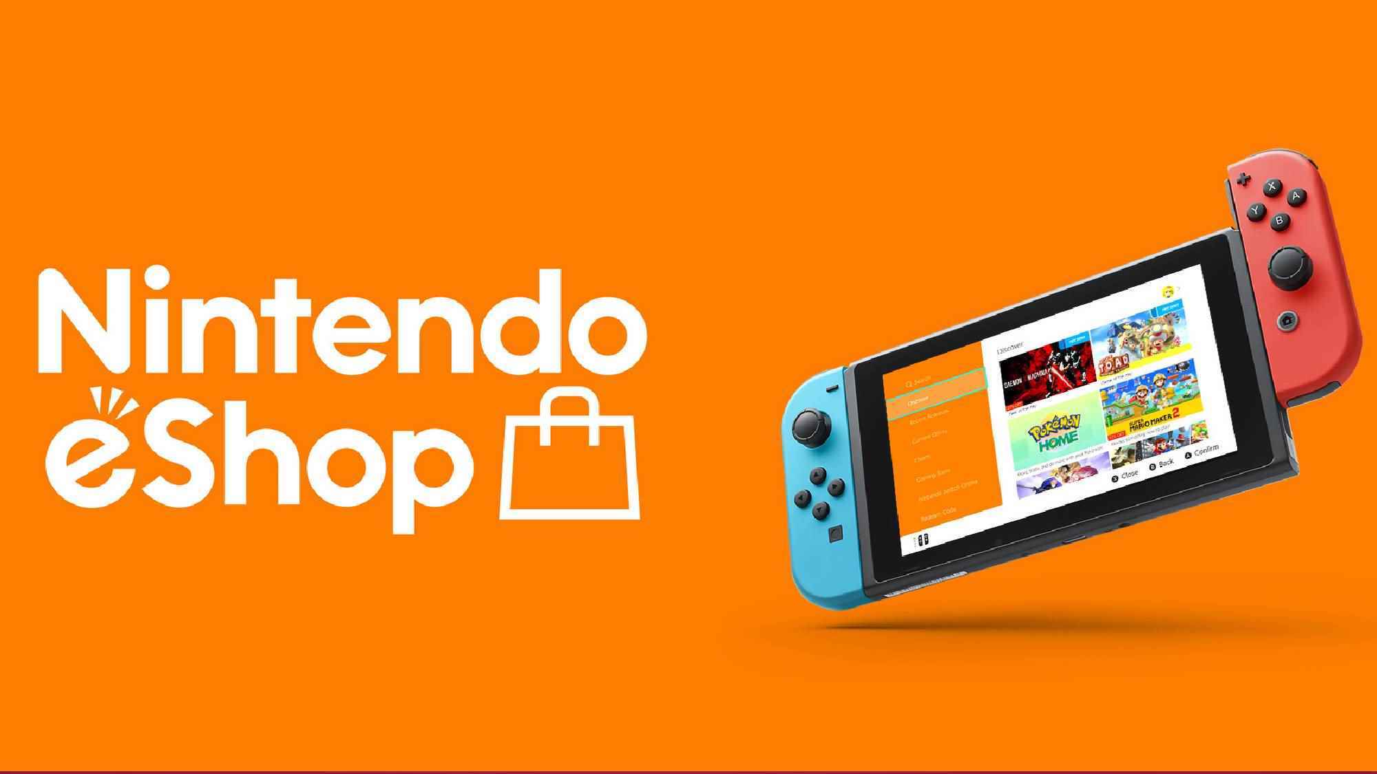 Nintendo Switch eshop açılış ekranı