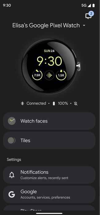 Google Pixel Watch uygulaması bir güncelleme alıyor - Google, Pixel Watch için ilk sürüm sonrası güncellemeyi sunmaya başlıyor