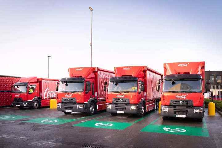 Renault Trucks, Coca-Cola'nın Pepsi ve Tesla'yı yenmesine yardımcı oluyor