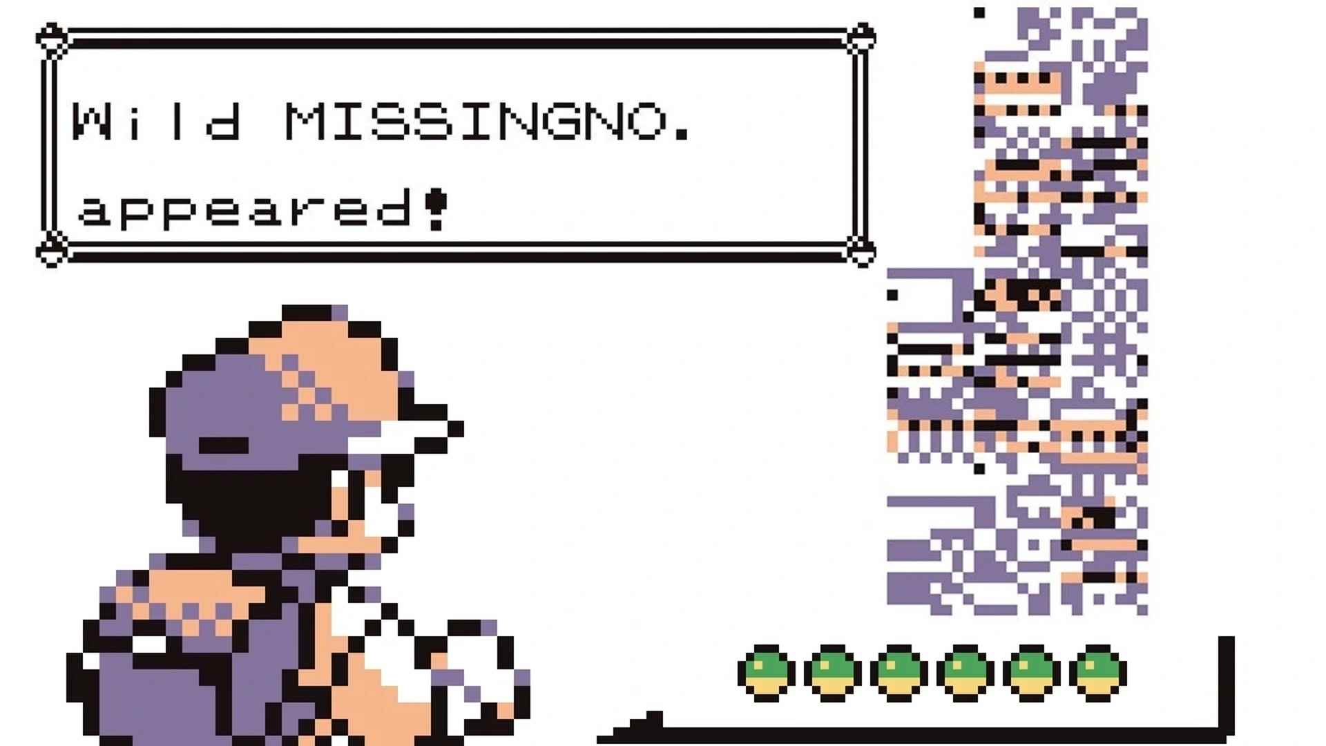 MissingNo, Pokemon Red and Blue'daki resmi olmayan bir Pokemon Pokemon'dur.