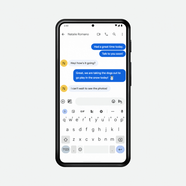 android tatil emojisi gboard