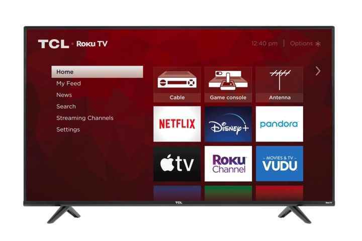 Ekranında Roku TV platformu bulunan 50 inç TCL 4K TV,