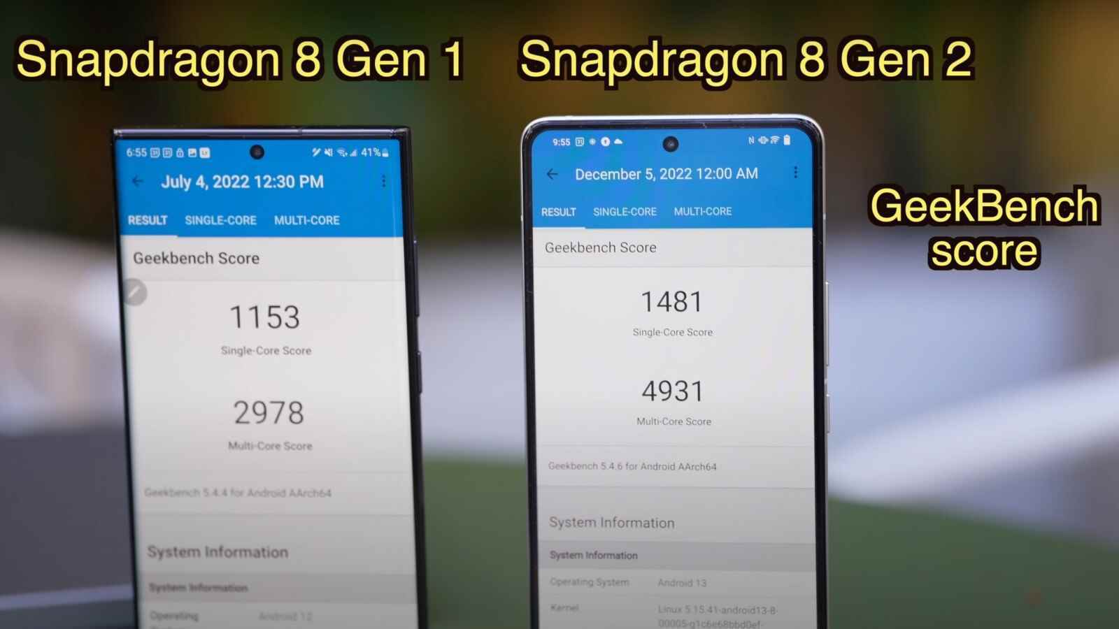 Snapdragon 8 Gen 2 kıyaslamaları Google'ın Pixel 7'sine hiç şans bırakmıyor - görüntü Ben Sin'in izniyle.  - Beyin üzerinde güç!  Pixel 7'nin etrafında daireler çizmek için süper şarjlı Galaxy S23;  Tensör 2 toz içinde kaldı