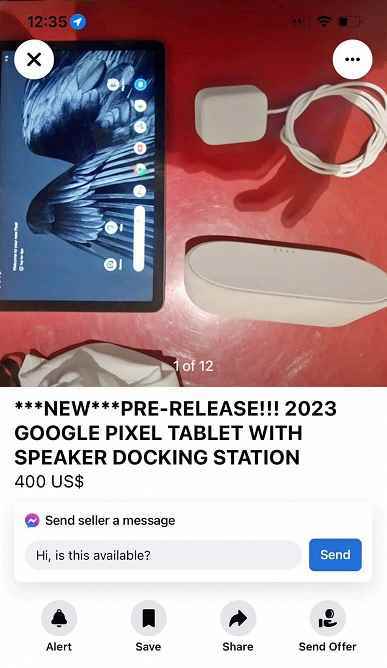 Google henüz tam olarak tanıtmadı bile, ancak şimdiden satın alabilirsiniz.  Biri Pixel Tablet satıyor