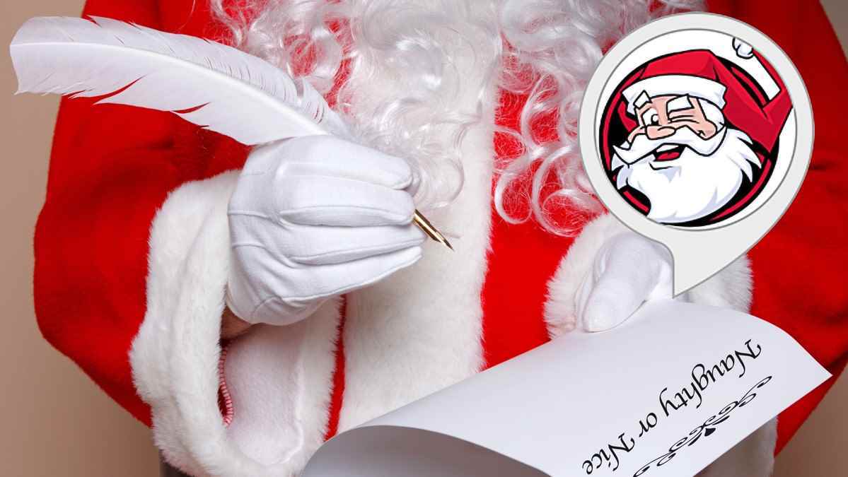 Santa Naughty or Nice listesini yazıyor