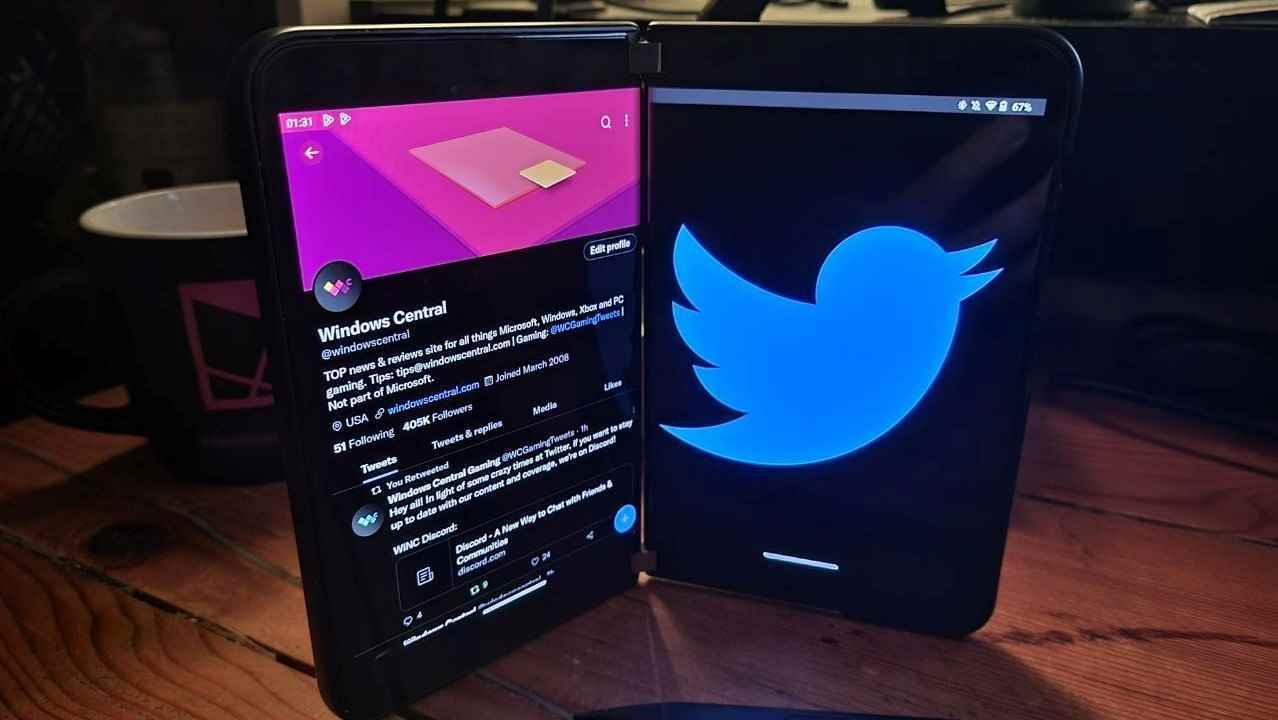 Surface Duo'da Twitter