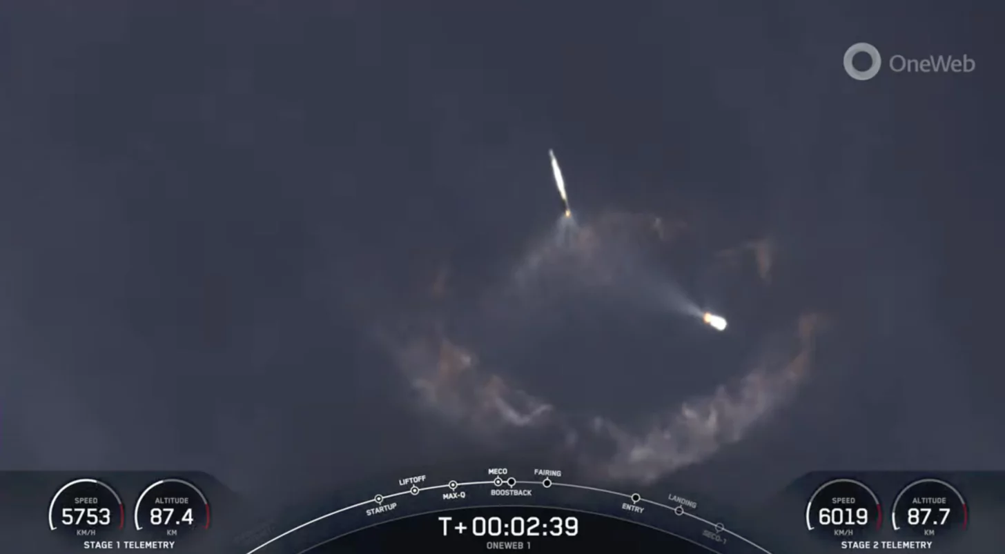 Falcon 9 ilk aşama motoru yeniden ateşlendi 8 Aralık 2022