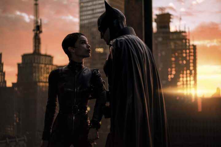Batman'de Zoe Kravitz ve Robert Pattinson.