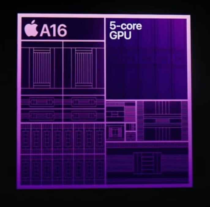 A16 Bionic yonga seti ile entegre GPU beş çekirdek içerir - Apple, iPhone 14 Pro serisi için yeni nesil GPU geliştirme girişiminde başarısız oldu