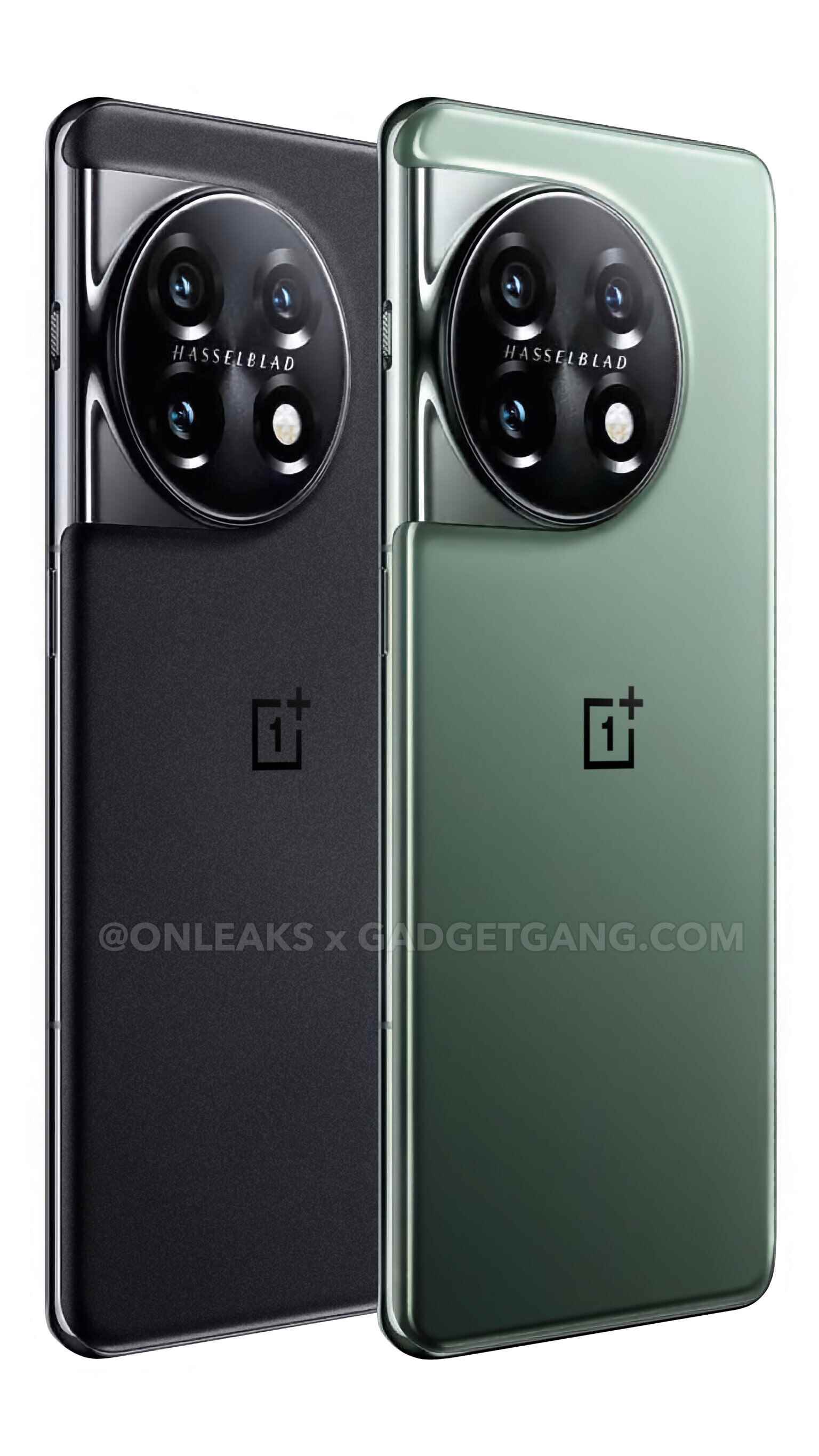 (İmaj Kredisi — OnLeaks ve GadgetGang) OnePlus 11'in iki renkli versiyonunda sızan fotoğrafı - Büyük OnePlus 11 sızıntısı, sözde nihai tasarımı gösteriyor, daha fazla sırrı açığa çıkarıyor
