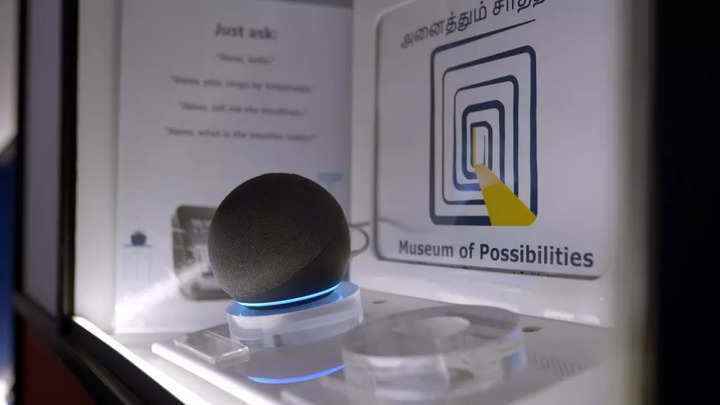 İzleyin: Olasılıklar Müzesi engelli insanlara yardım etmek için Echo akıllı hoparlörleri ve Alexa'yı nasıl kullanıyor?