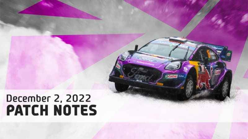 WRC Nesilleri güncellemesi 1.03