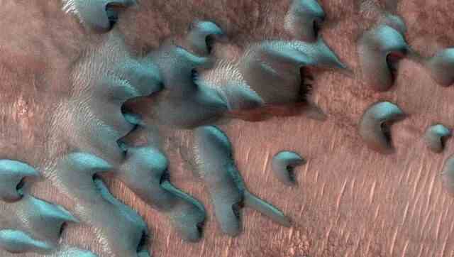 NASA, 'Kış Harikalar Diyarı' Mars'ın görüntülerini paylaşıyor, sıcaklıklar sıfırın 123 derece altına düştüğünde