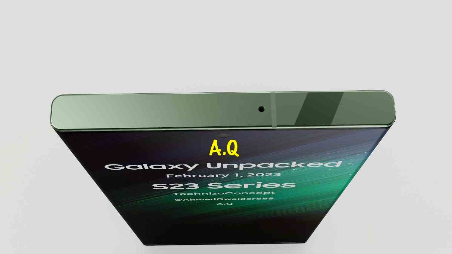 Galaxy S23 Ultra düz ekran oluşturma