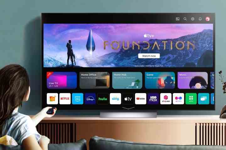 LG 2023 WebOS akıllı TV arayüzü.