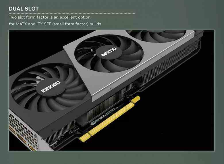 Inno3D, çift yuvalı soğutucuya sahip en kompakt GeForce RTX 4070 Ti'den birini tanıttı