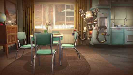 Fallout 5 çıkış tarihi: parlak bir uçan robot uşak bir evi temizler