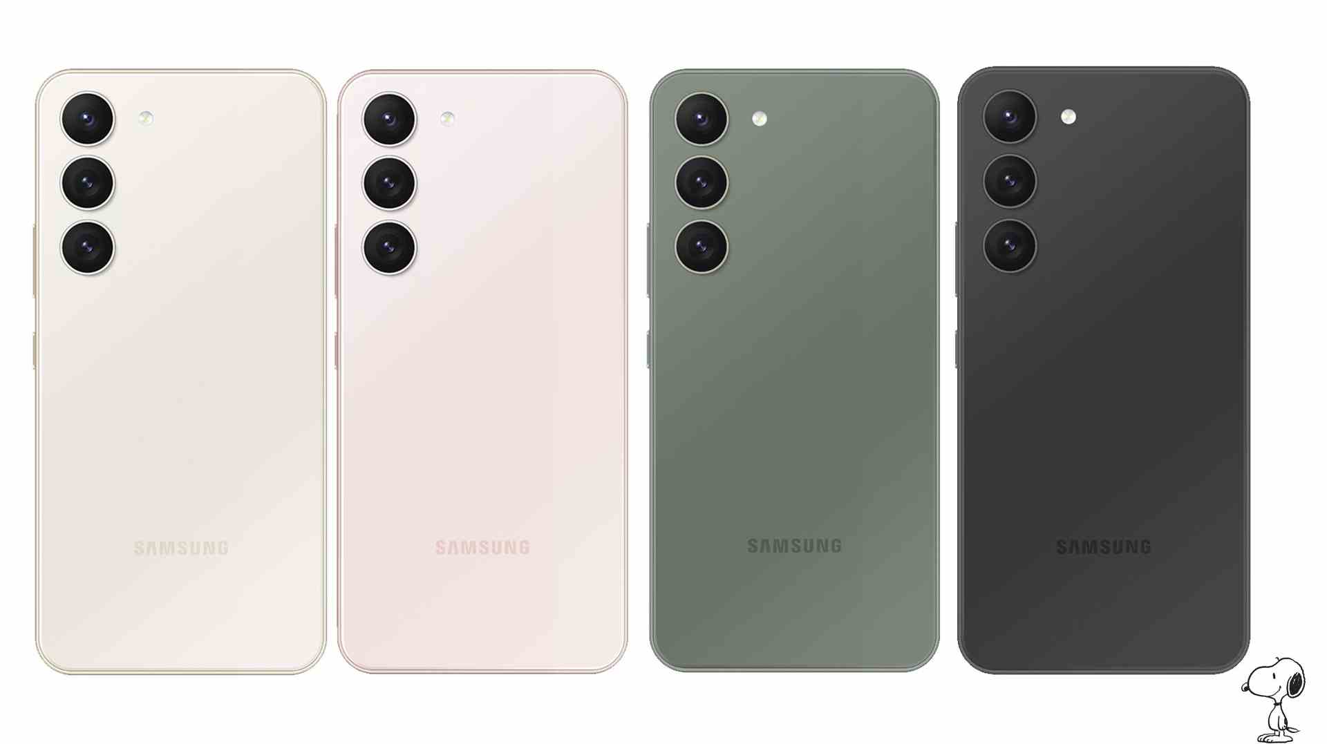 Samsung Galaxy S23'ün dört farklı renkte sızdırılmış görüntüleri