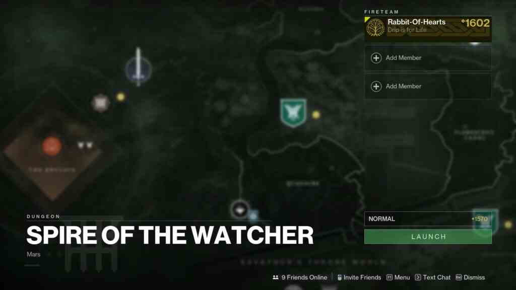 Destiny 2 Hedefler haritasındaki Gözcü Kulesi düğümü.