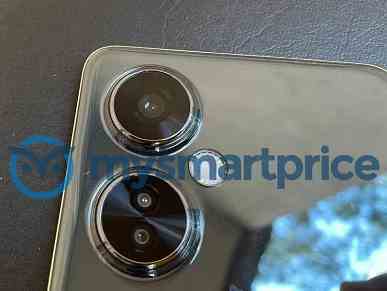 OnePlus Nord CE 3 böyle görünüyor Telefon, Asus Zenfone 9 tarzı bir kamera ve parlak bir arka panel ile canlı fotoğraflarda parlıyor.