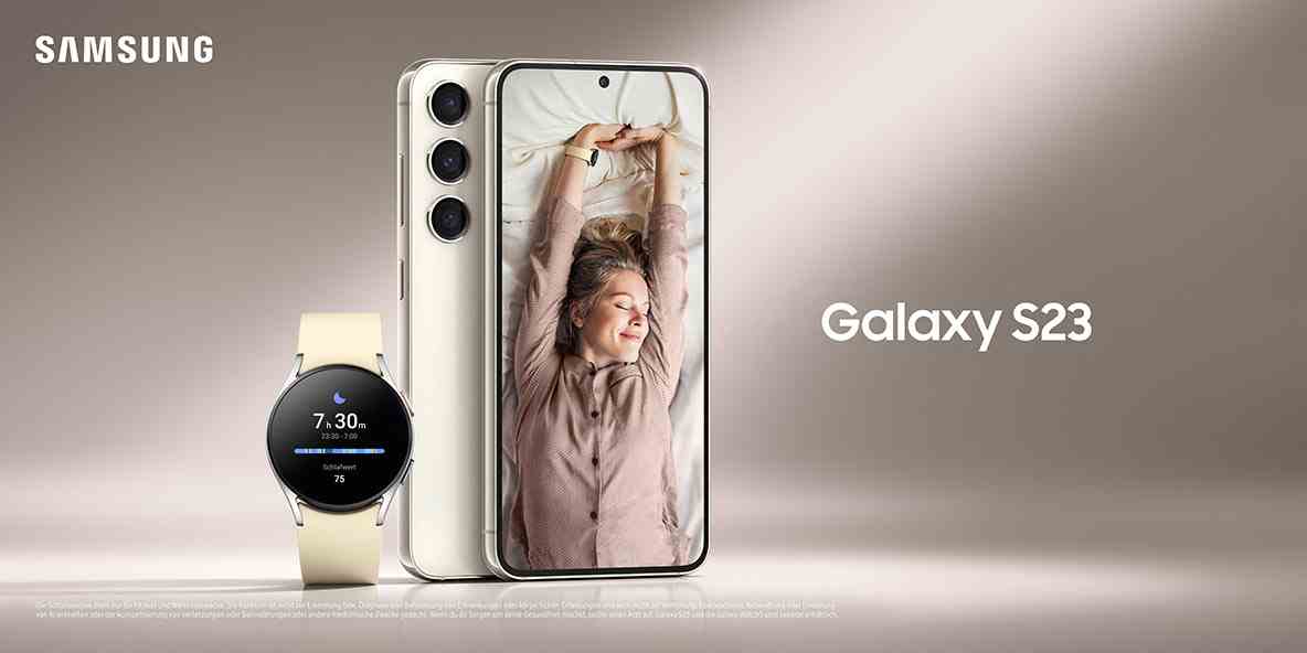 Sızan bir pazarlama görselinde Samsung Galaxy S23'ün görseli