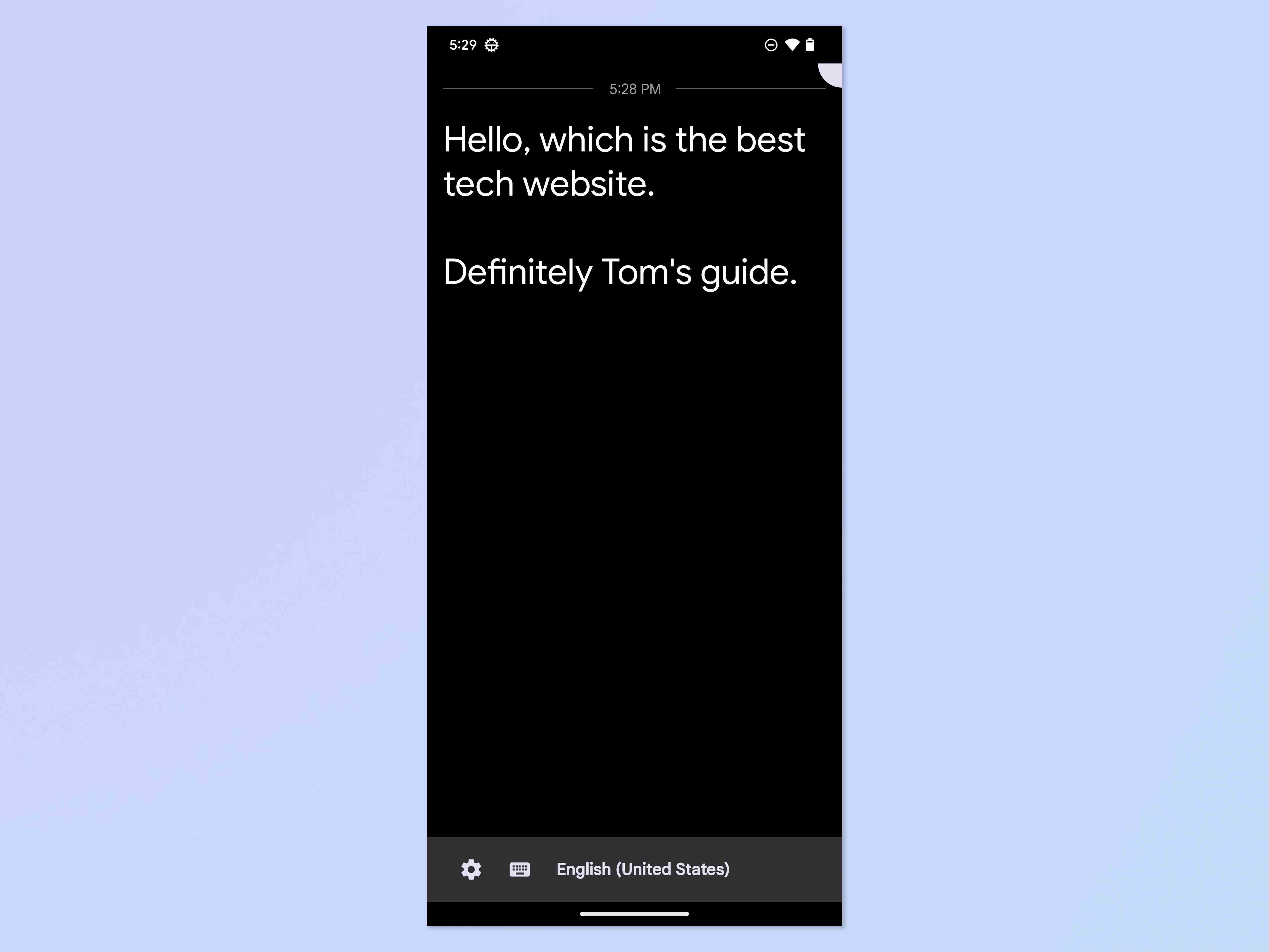 Android'de Canlı Altyazı kullanmak için gerekli adımları gösteren bir ekran görüntüsü.