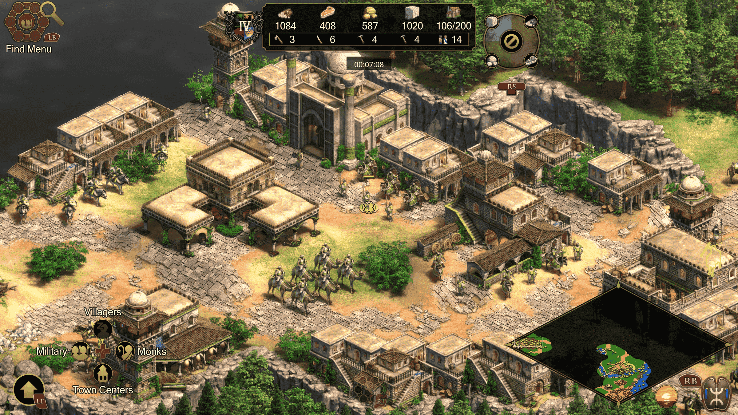 Berberi medeniyetini konu alan Age of Empires II: Definitive Edition'dan ekran görüntüsü.