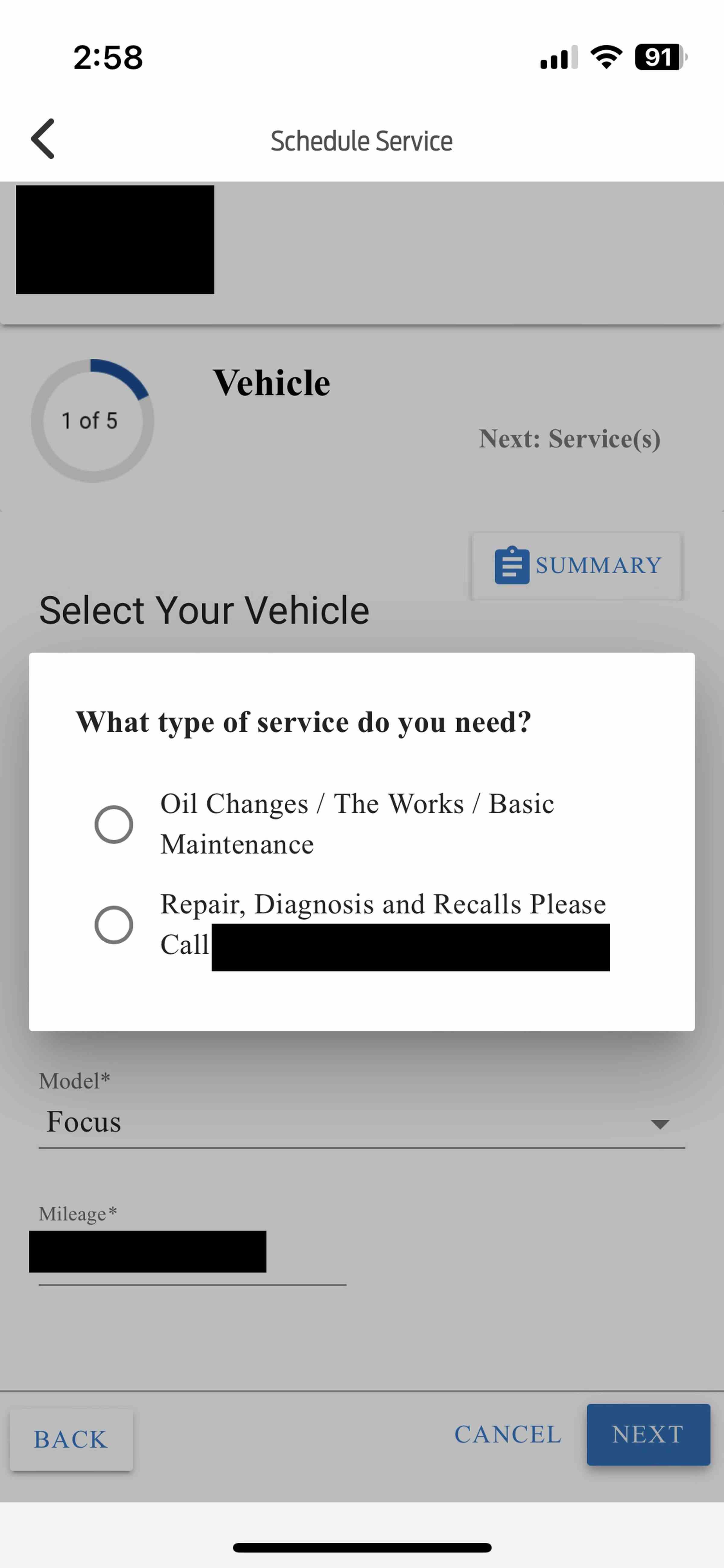 FordPass uygulaması randevu almanızı sağlar, ancak şahsen henüz mobil hizmet seçenekleri sunan bir bayi bulamadım.