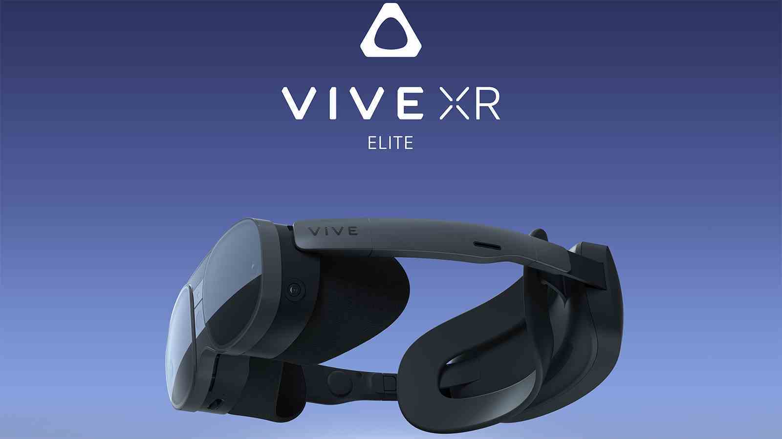 HTC'nin pili takılı VIVE XR Elite kulaklığı