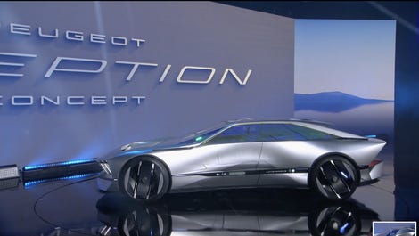 Peugeot Inception Concept CES'te sahnede