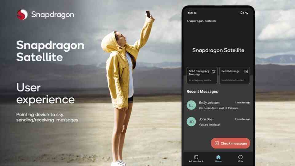 Qualcomm, 2 yönlü acil durum mesajlaşması için yeni Snapdragon Satellite'ı tanıttı