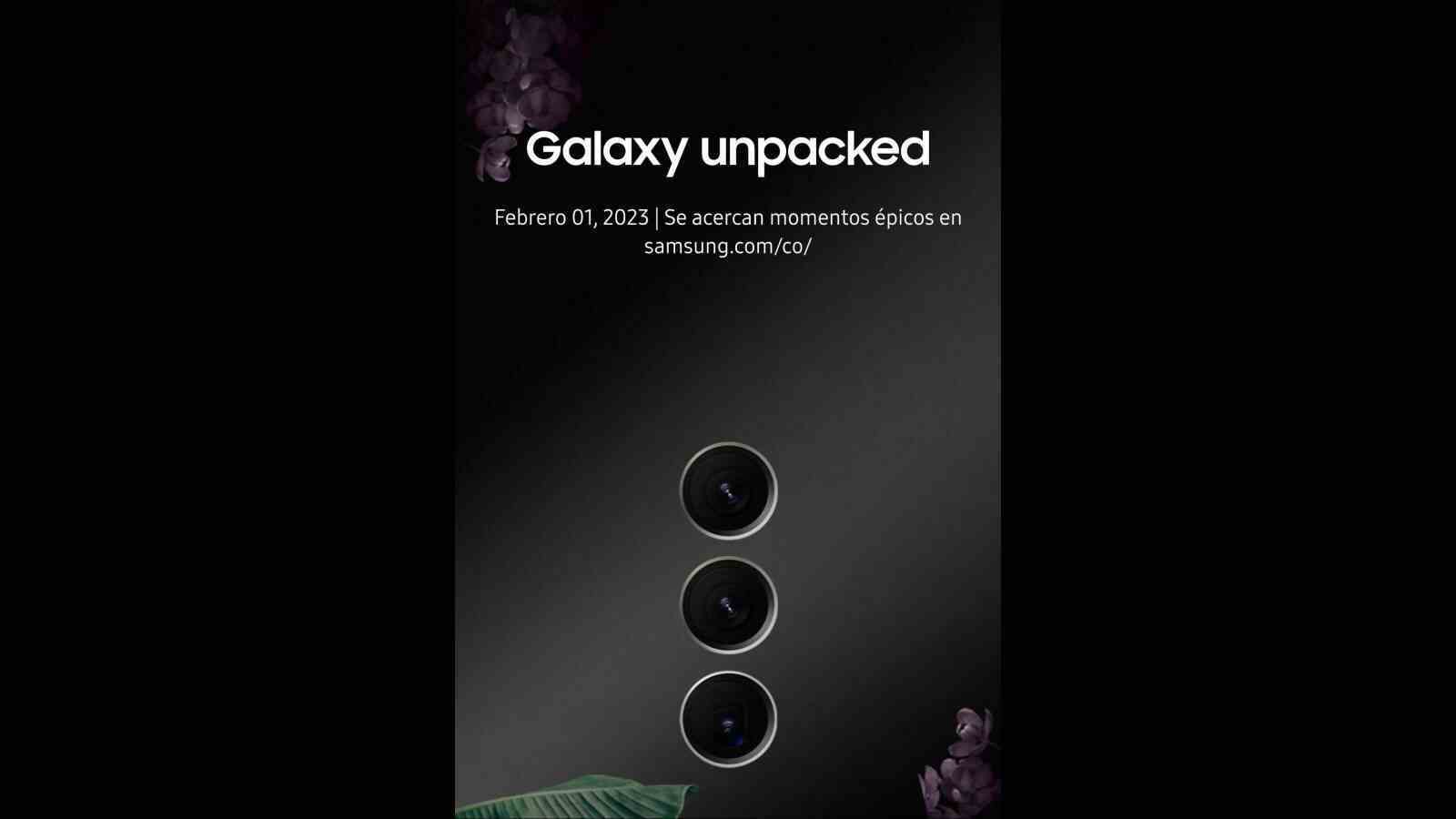 Galaxy S23 duyuru posteri 