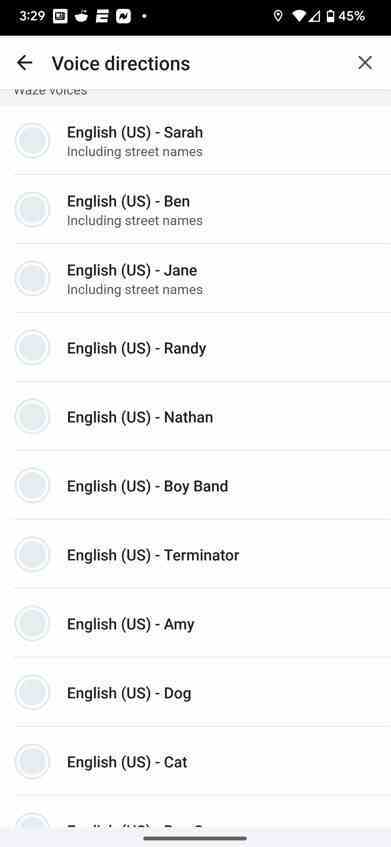 Waze, kullanıcılara aralarından seçim yapabilecekleri çok sayıda ses sunar - Söylenti değirmeni, Waze uygulamasına geldiği bildirilen birkaç yeni özellik sunar