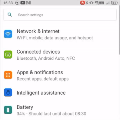 Standart Android kullanıcı arayüzünü kullanarak bir Wi-Fi ağını paylaşma sürecini gösteren GIF.