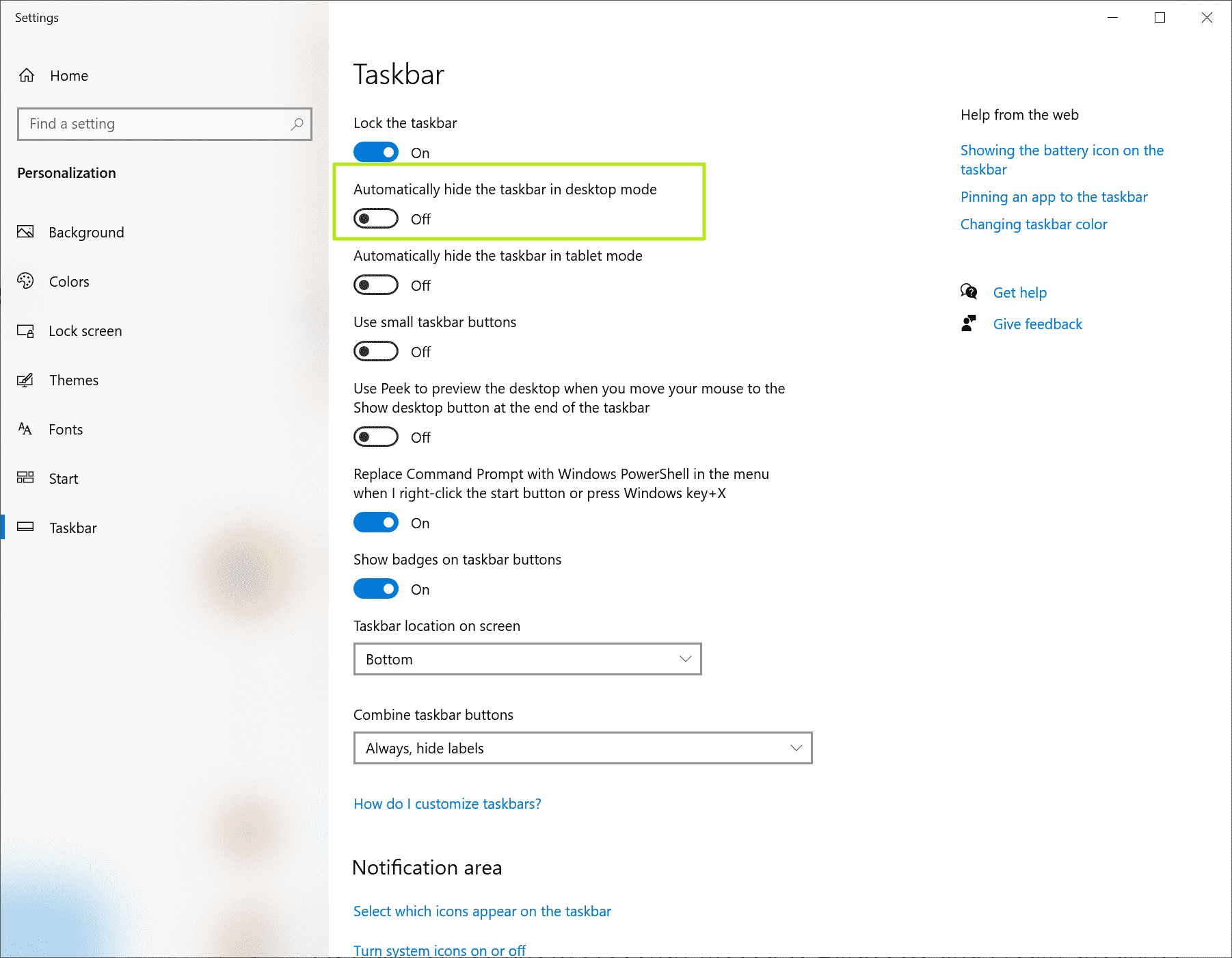 Windows 11 Görev Çubuğunuzu Otomatik Gizleme