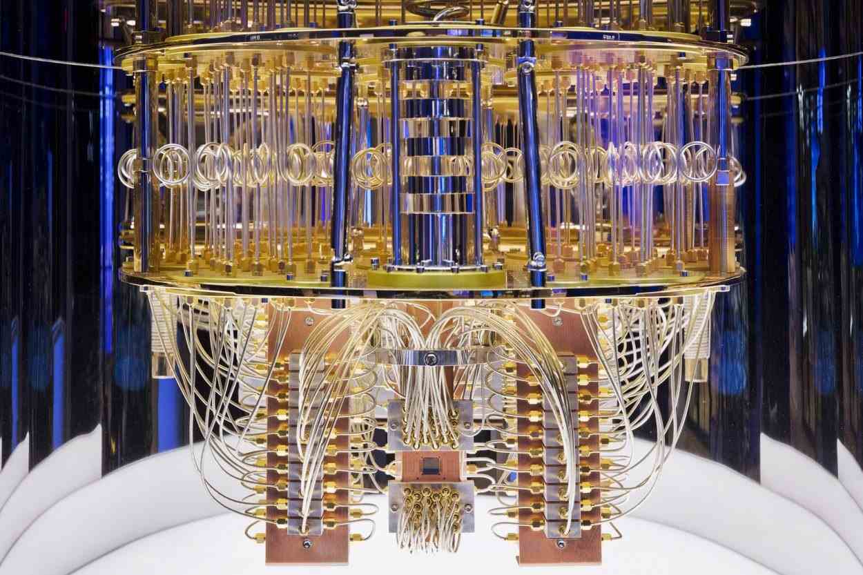 IBM kuantum bilgisayarı.