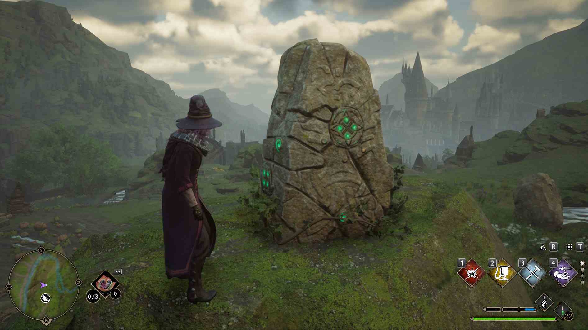 Hogwarts Legacy Merlin Denemesi patlayan taşlar