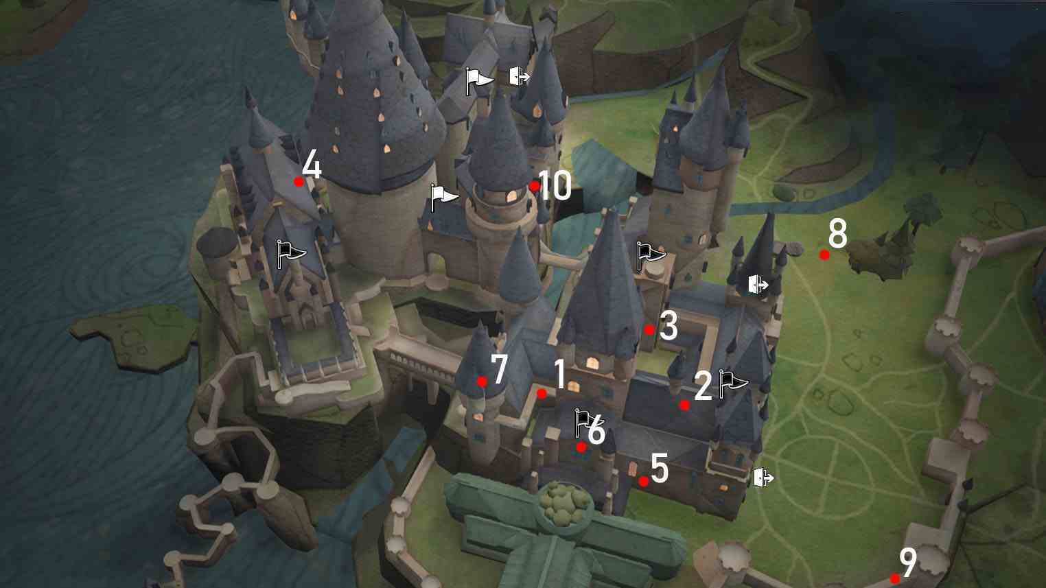 Hogwarts Legacy Demiguise Hogwarts Haritası