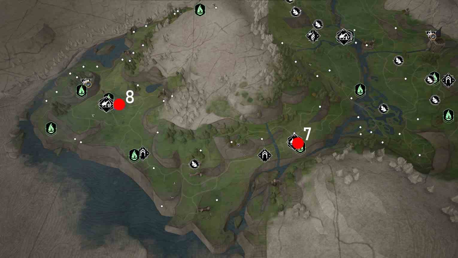 Hogwarts Legacy Demiguise Haritası Feldcroft Bölgesi