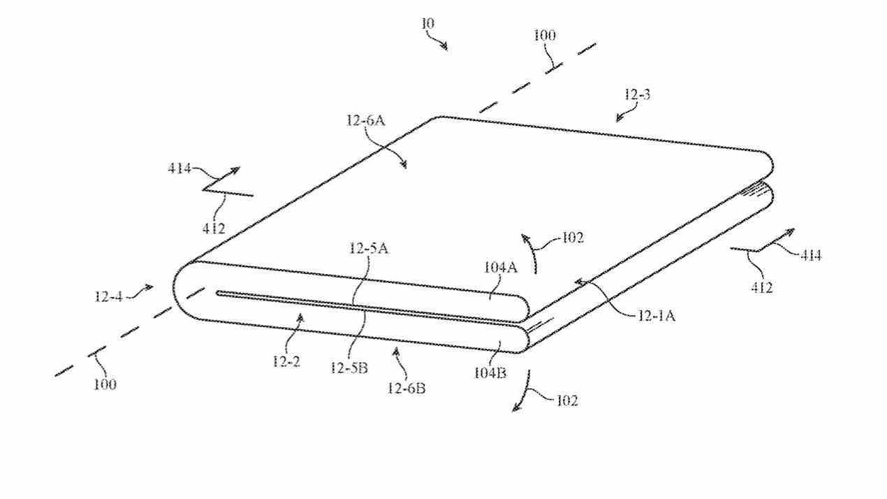 Katlanabilir bir iPhone tasarımı için Apple patenti