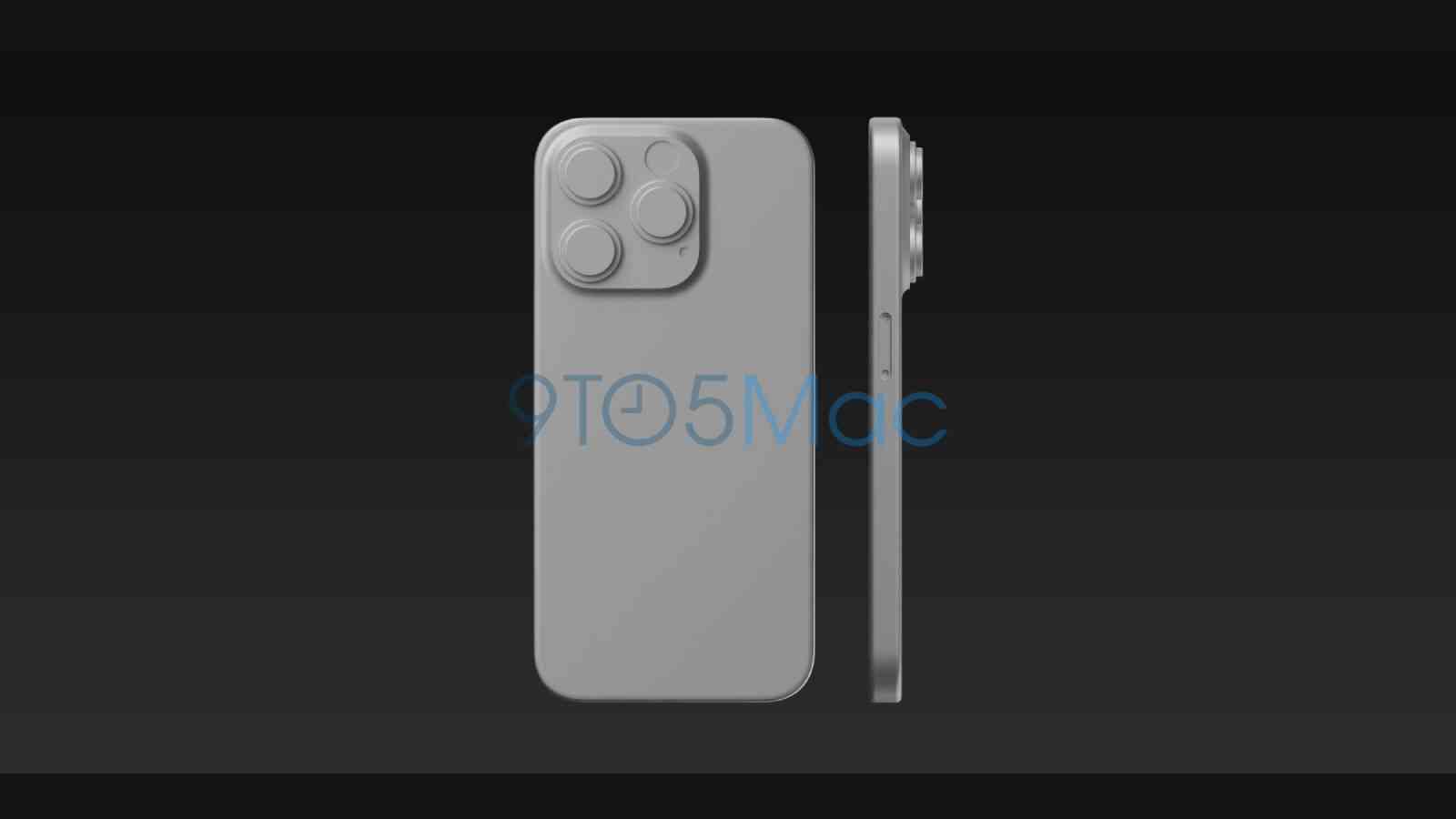 İlk iPhone 15 Pro CAD görselleri, tasarım değişikliklerini ve yeni kameraları gösteriyor