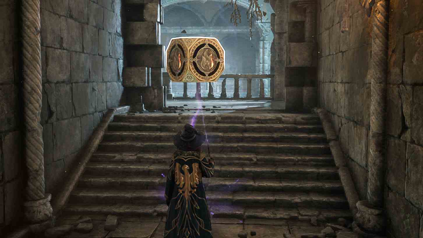 Hogwarts Legacy, Puzzle cube 5'te Wingardium Leviosa'yı kullanıyor