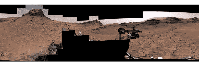 Mars'ta suyun varlığına dair en iyi kanıt: NASA'nın Curiosity gezgini, Mars dağlarının yamaçlarındaki eski 